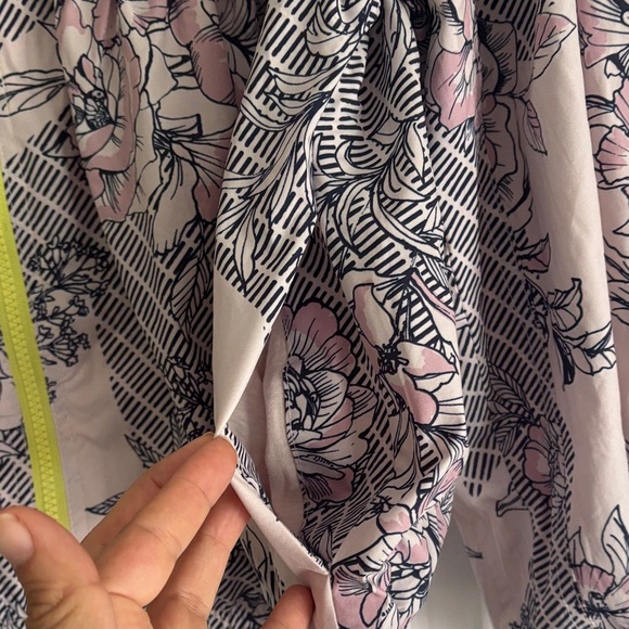 Anthropologie Pink Floral Bomber Jacket - Picture 4 of 6